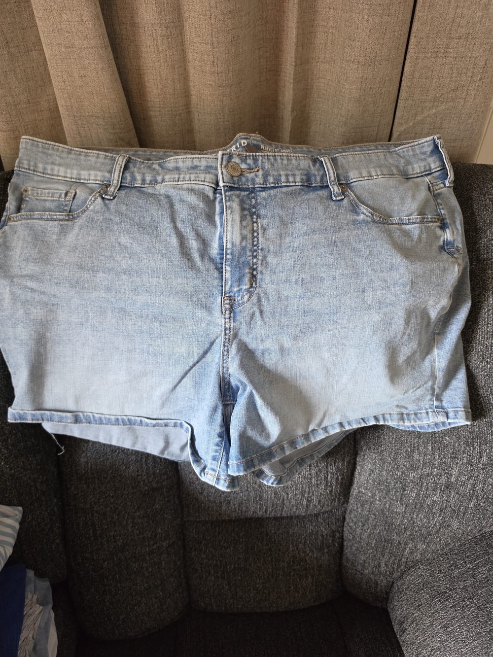 torrid Light Wash Denim Shorts